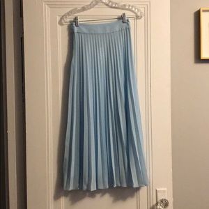 NWT & OTHER STORIES BLUE PLEATED SKIRT
